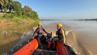 Pemancing Hilang, Tim SAR Sisir Aliran Sungai Hingga 6 Kilometer